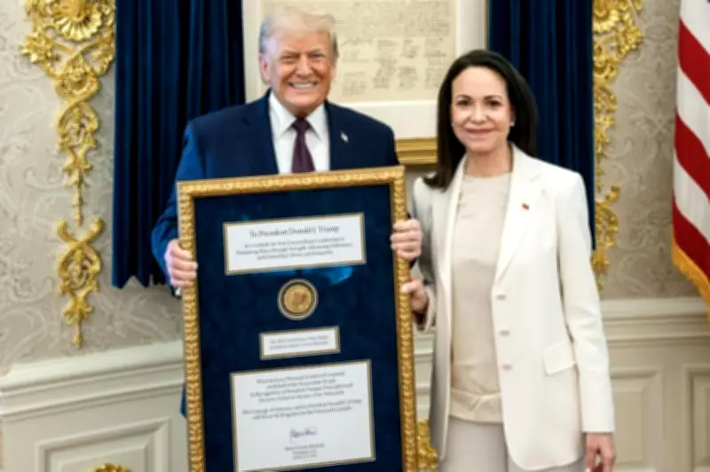 María Corina Machado se reúne con Trump en la Casa Blanca tras anunciar su regreso a Venezuela