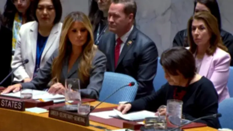 Melania Trump preside sesión del Consejo de Seguridad de la ONU sobre infancia en conflictos