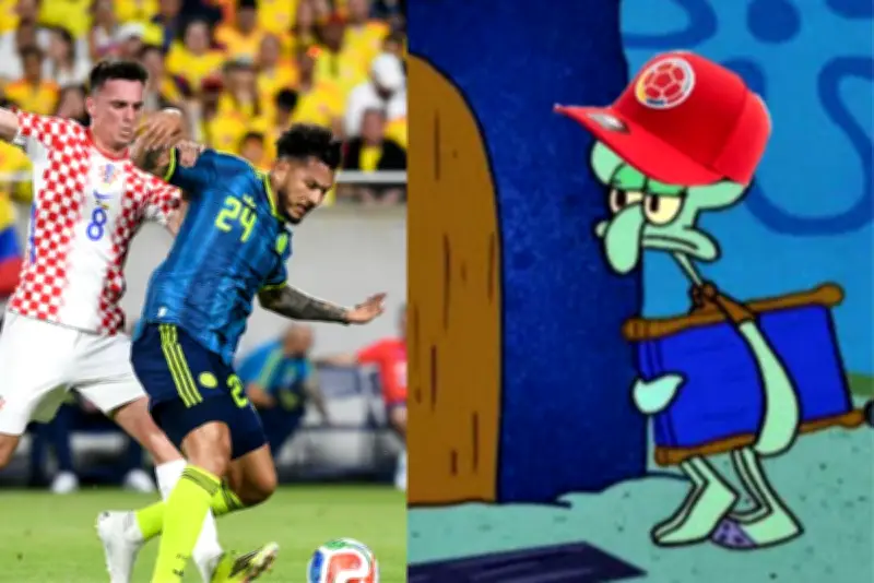 Memes inundan redes tras fallo de Luis Suárez en derrota de Colombia ante Croacia