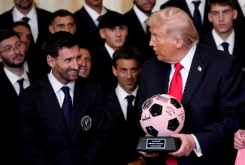 Messi y Trump baten récord histórico con 5,7 millones de espectadores en la Casa Blanca