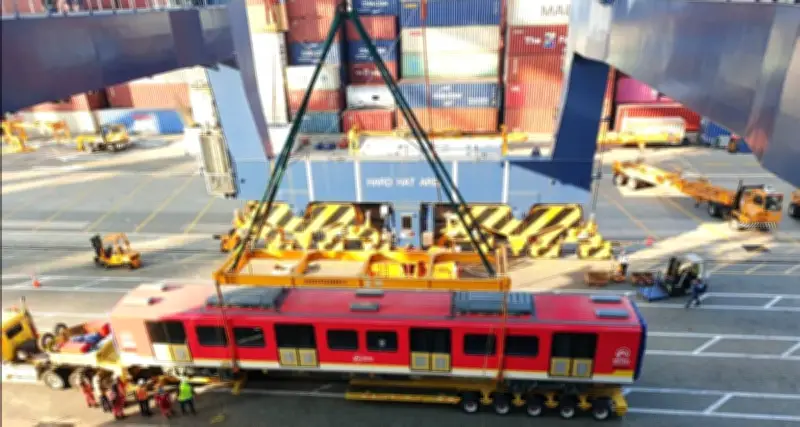 Metro de Bogotá avanza: 9 trenes ya en Colombia y más del 50% del viaducto construido