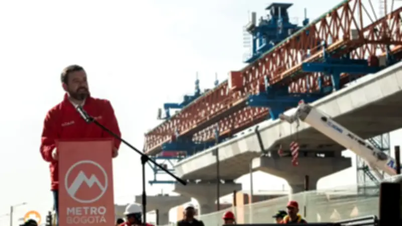 Metro de Bogotá supera el 50% del viaducto elevado con avance del 74% en construcción