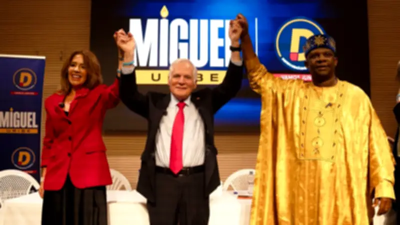 Miguel Uribe Londoño presenta a Luisa Fernanda Villegas como su fórmula vicepresidencial