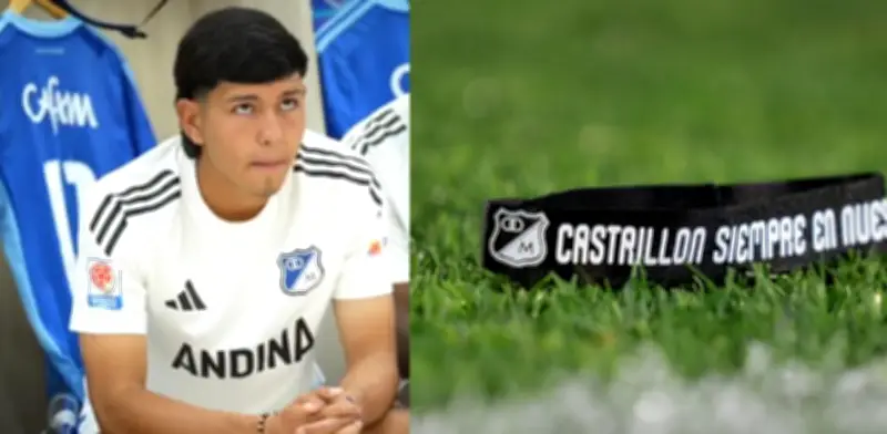 Millonarios rinde emotivo homenaje a Santiago Castrillón con minuto de silencio en El Campín
