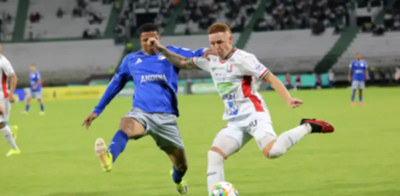 Millonarios sacude la Liga Betplay con contundente victoria 1-4 sobre Once Caldas en Manizales