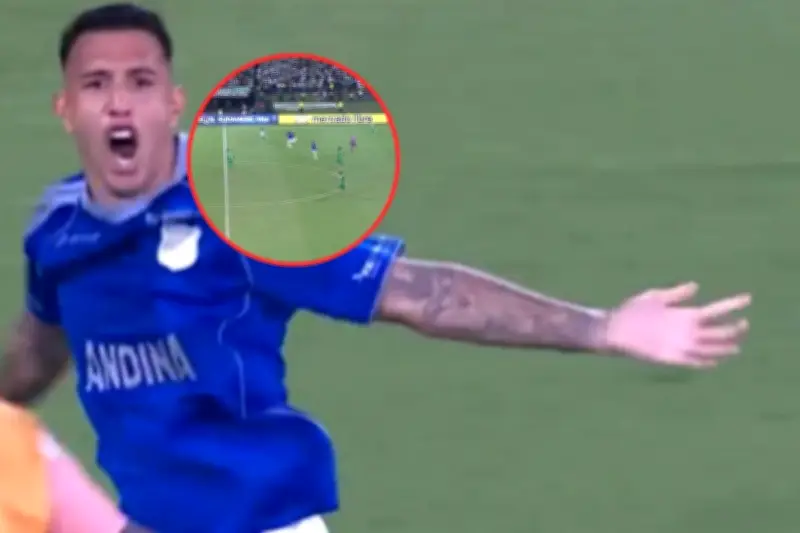 Millonarios sorprende a Nacional con golazo desde mitad de cancha en Copa Sudamericana