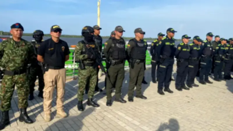 Más de 1.200 policías custodiarán la Semana Santa en el área metropolitana de Barranquilla