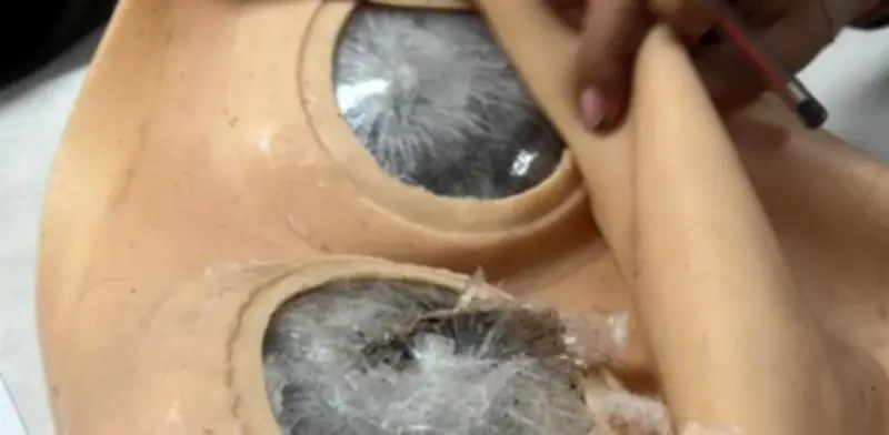 Mujer capturada en bus Cali-Bogotá con 2,6 kilos de coca ocultos en chaleco de silicona pectoral