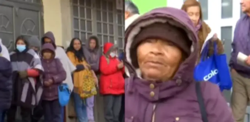 Mujer de 84 años pide limosna en Tunja por medicamentos que Nueva EPS no entrega desde enero