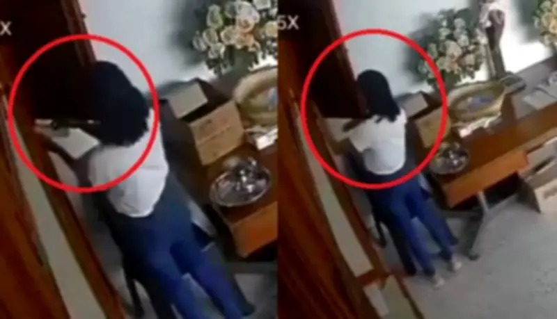 Mujer roba celular del párroco durante misa de Domingo de Ramos en iglesia de Sincelejo