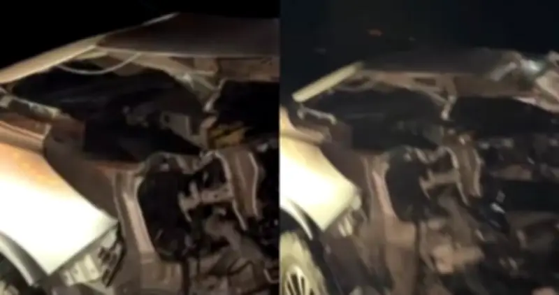 Natalia Curvelo sufre aparatoso accidente en el Cesar tras chocar con vacas en la vía