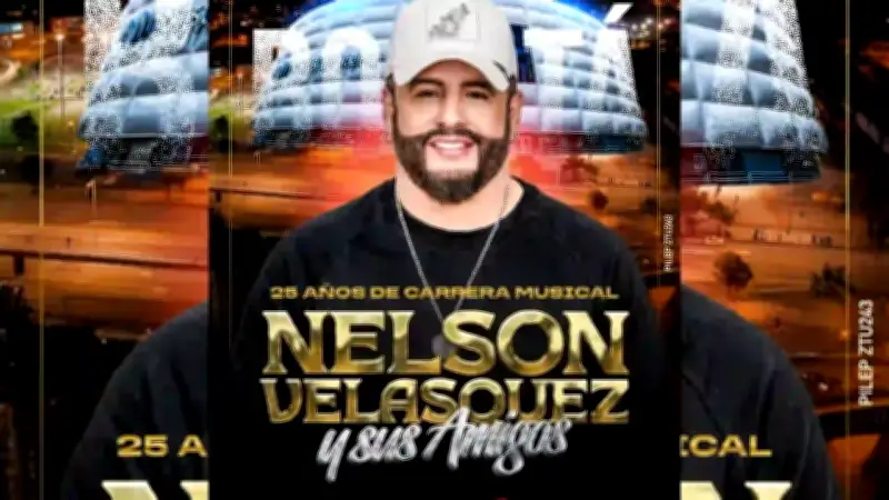 Nelson Velásquez celebrará 25 años de trayectoria con concierto en el Movistar Arena de Bogotá