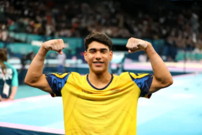 Ángel Barajas brilla con bronce en barra fija en la Copa Mundo de Gimnasia