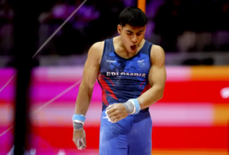 Ángel Barajas conquista plata en Copa Mundo de Gimnasia en Turquía con rutina de 14.366