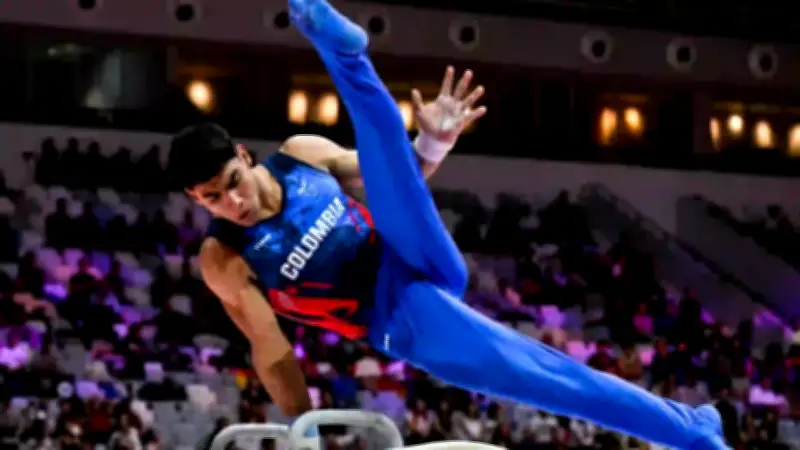 Ángel Barajas gana oro en Copa Mundo de Gimnasia con rutina impecable en Bakú