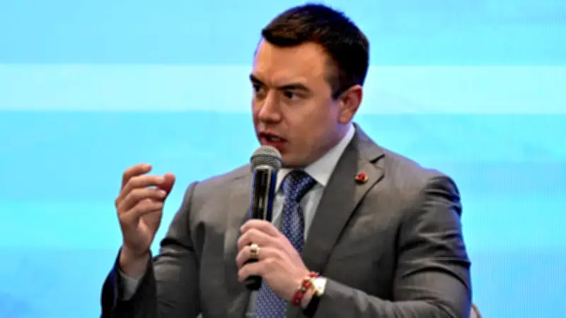 Noboa niega bombardeos en Colombia y califica de falsas declaraciones de Petro