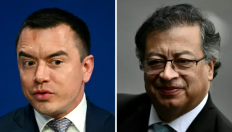 Noboa responde a Petro con graves acusaciones tras mención de bomba desde Ecuador