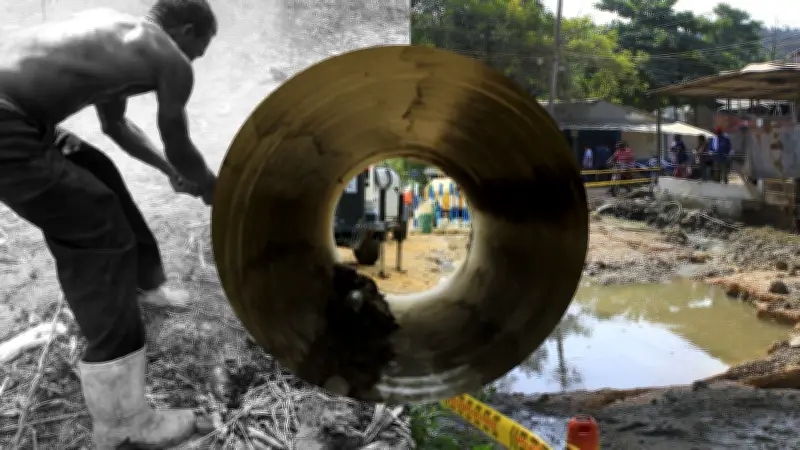 Nueva Jerusalén: invasión sobre antiguo relleno sanitario enfrenta crisis por roturas recurrentes de tuberías