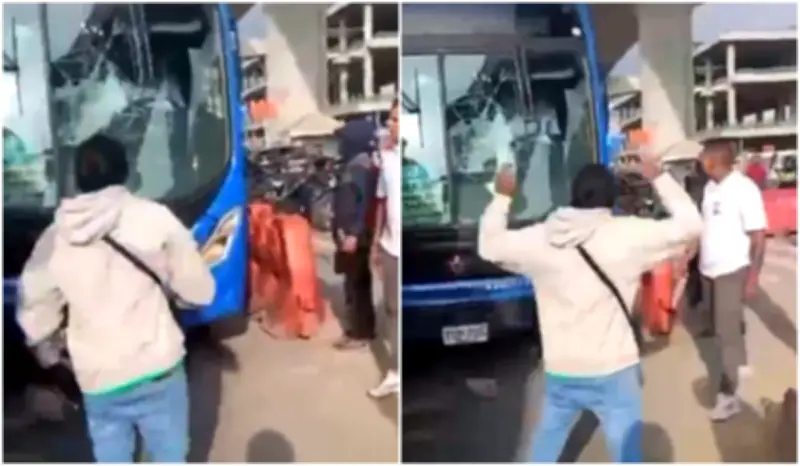 Nuevo ataque vandálico a bus del SITP en Bogotá deja pasajero herido y detenido