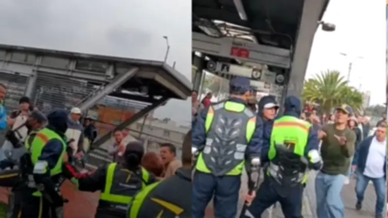 Nuevo enfrentamiento violento en TransMilenio: colados agreden a personal de seguridad en Bogotá