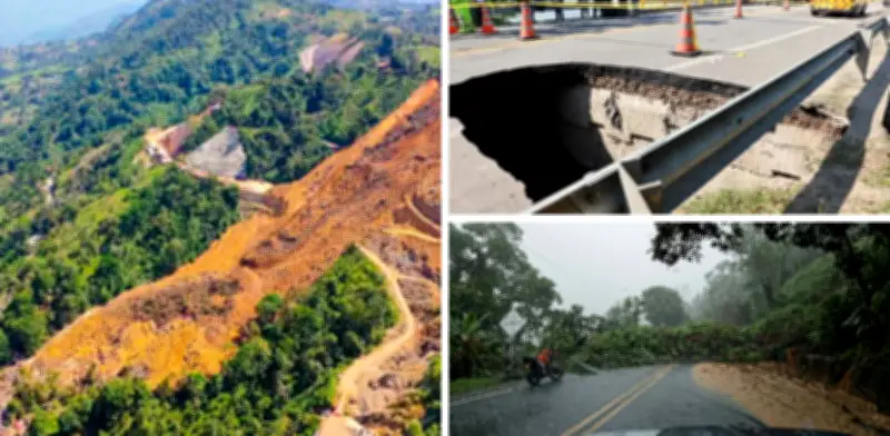Obras en vía Bucaramanga-Barrancabermeja-Yondó reinician pese a cierres por lluvias y daños en puente