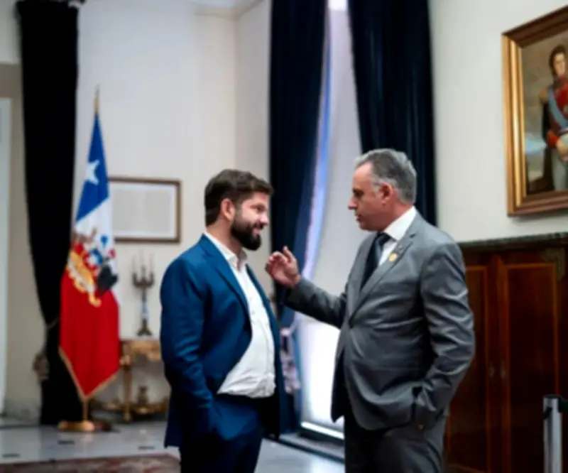 Orsi se reúne con Boric en Chile previo a la asunción de Kast como nuevo presidente