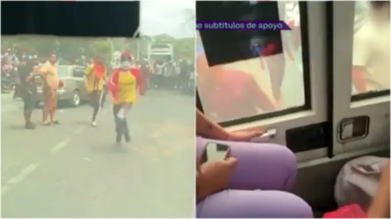 Paro minero en Antioquia: encapuchados atacan ambulancia que trasladaba a niño de 8 años