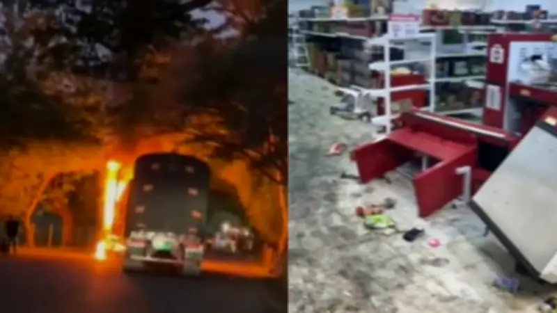 Paro minero en Bajo Cauca antioqueño desata violencia y saqueos en vías principales