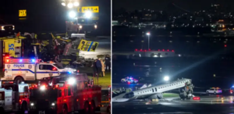 Pasajera narra terror tras choque aéreo en Nueva York que dejó dos pilotos muertos