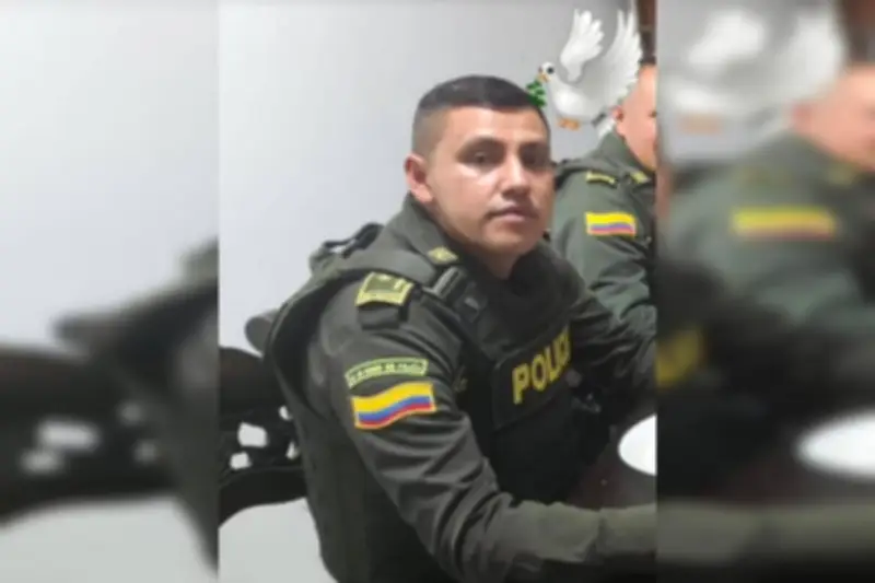 Patrullero asesinado en Santander mientras viajaba con su hijo de 4 años