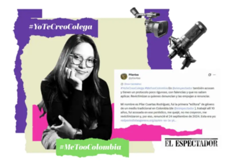 Periodistas colombianas denuncian acoso en medios bajo #YoTeCreoColega y #MeTooColombia