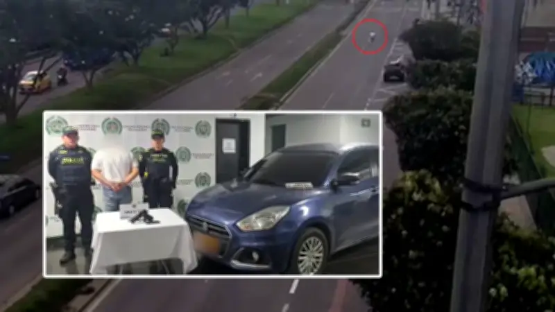 Persecución en Tunjuelito: Capturan a hombre armado con antecedentes de secuestro