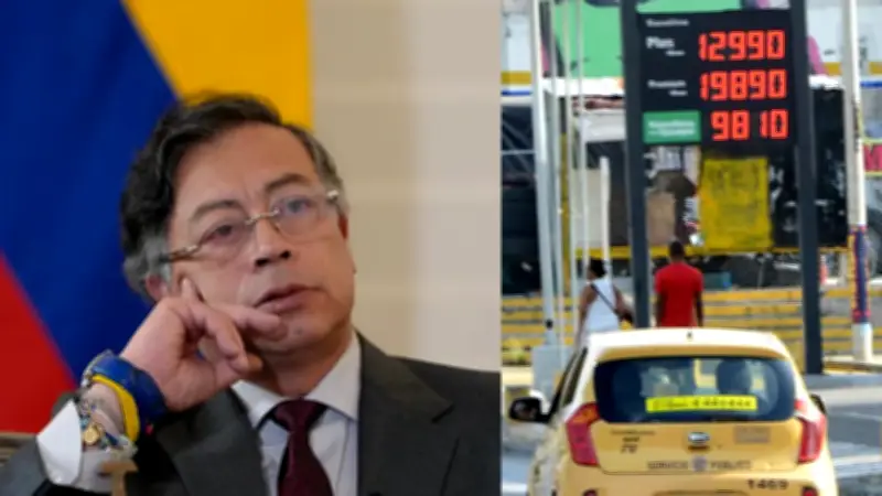 Petro confirma alza en precio de gasolina por conflicto en Medio Oriente y elimina subsidios