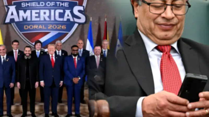 Petro cuestiona exclusión de Colombia en el Escudo de las Américas e invita a Trump a Cartagena
