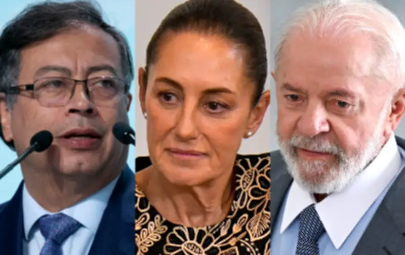 Petro dialoga con Lula y Sheinbaum tras exclusión de cumbre antidrogas de EE.UU.