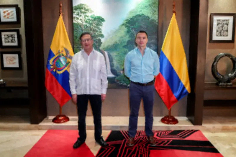 Petro y Noboa buscan desescalar tensión en reunión de Lima tras aranceles y acusaciones