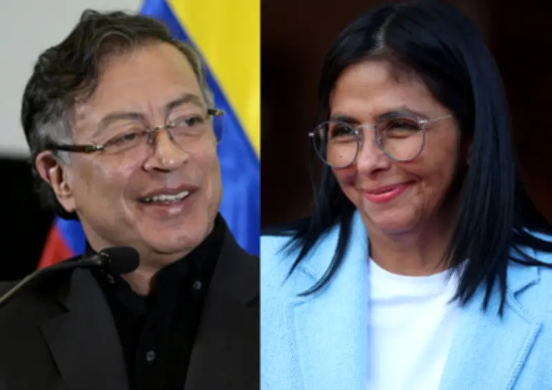 Petro y Rodríguez se reúnen para impulsar comercio y seguridad fronteriza entre Colombia y Venezuela