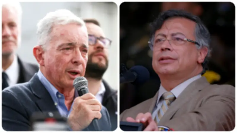 Petro y Uribe chocan por cifras de empleo público vs manufactura en Colombia