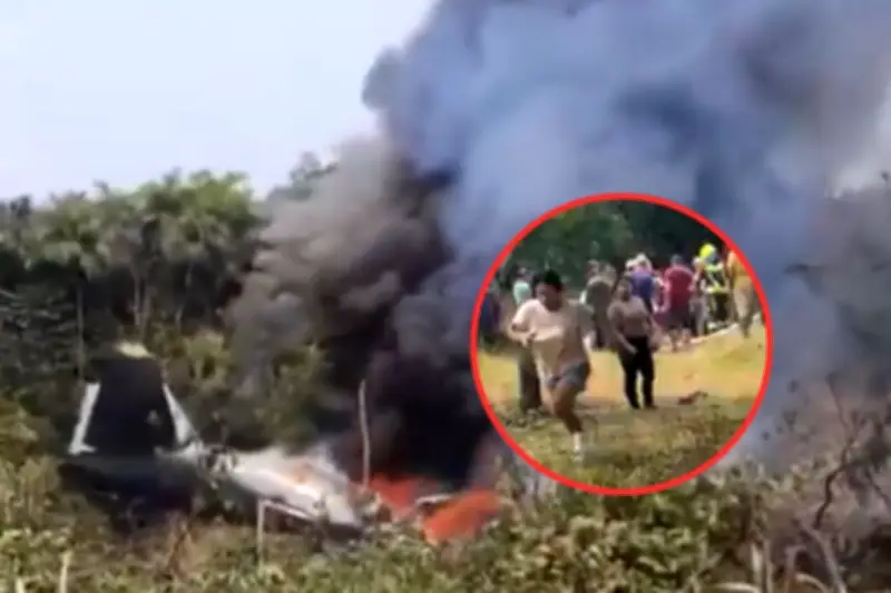Pánico en Putumayo por caída de avión Hércules de la FAC: videos muestran desesperación