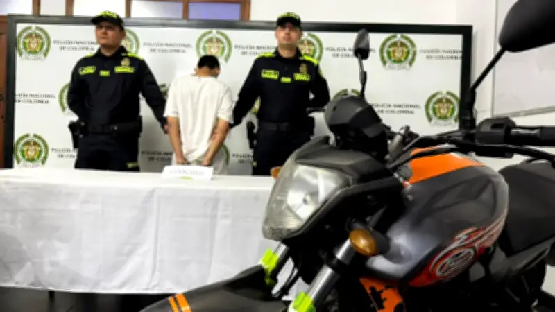 Policía captura a presunto sicario tras asesinato de mototaxista venezolano en Bucaramanga