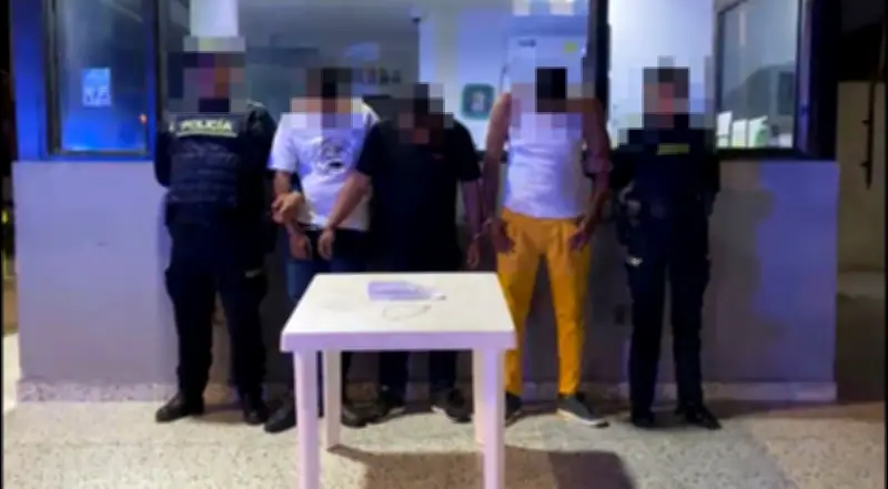 Policía captura a tres delincuentes por robo a turista en Cartagena