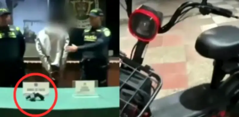 Policía de Bogotá captura ladrón en Bosa tras robo violento de bicicleta eléctrica con arma de fuego