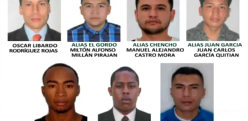 Policía de Bogotá revela cartel de los siete más buscados por homicidio en la capital