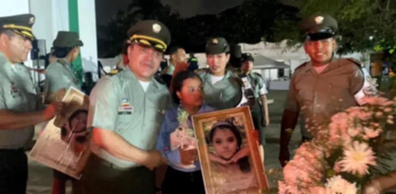 Policía de Santa Marta acompaña quinceañero colectivo para niños con síndrome de Down