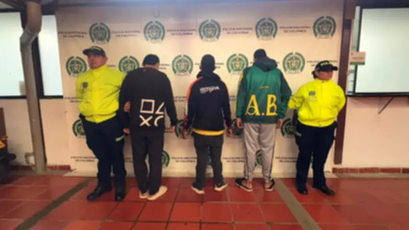 Policía desarticula banda 'Los de la Barra' dedicada al hurto de motocicletas en Bucaramanga