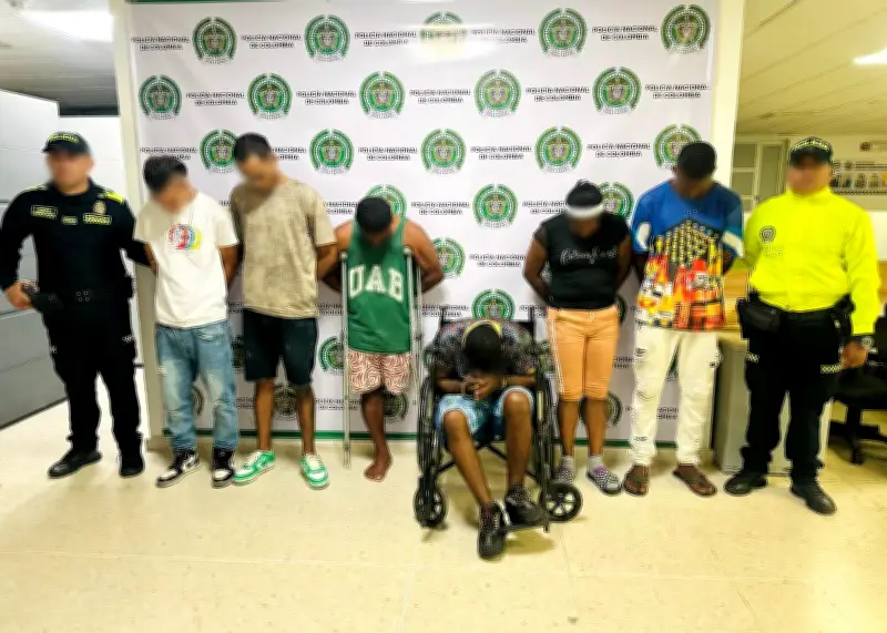 Policía desmantela banda que vendía drogas a turistas en Cartagena con fachada de vendedores informales