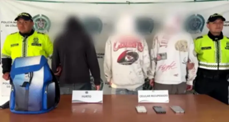 Policía frustra robo a pasajero de plataforma digital en Barrios Unidos, Bogotá