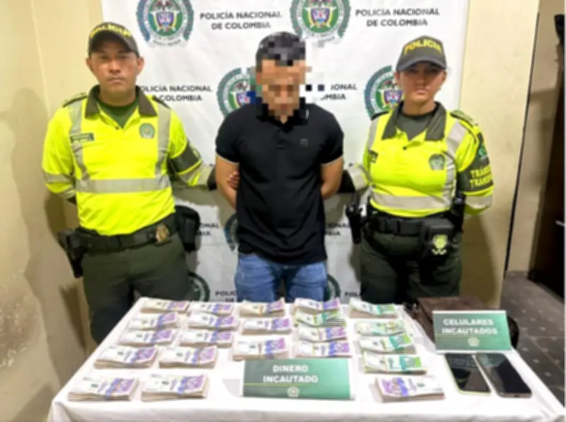 Policía incauta 105 millones de pesos en efectivo en Atlántico por presunto lavado de activos