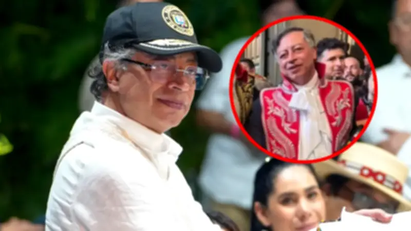 Polémica por foto de Petro: ¿Actuará en película sobre el Almirante Padilla?