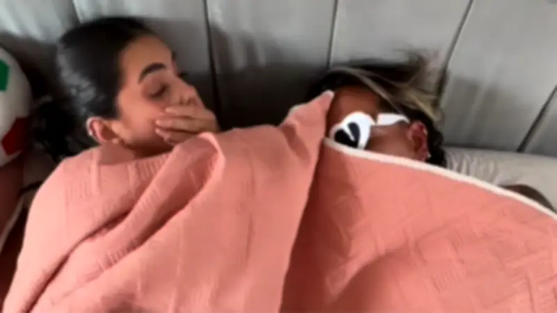 Polémica publicidad: Valentina Taguado y Dayro Moreno juntos en cama para promocionar transmisión